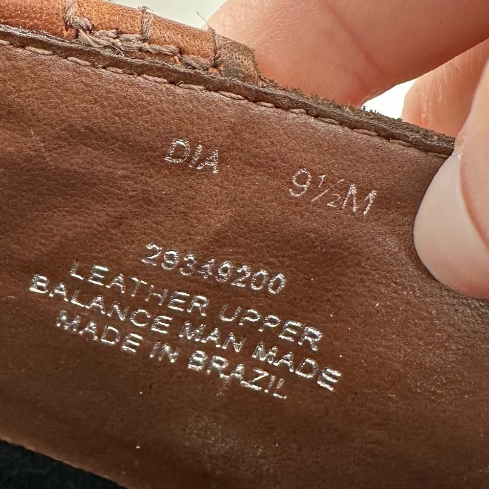 New Carlos clogs size 9.5 Dia brown leather chunky platform clogs vintage y2k - Picture 8 of 13
